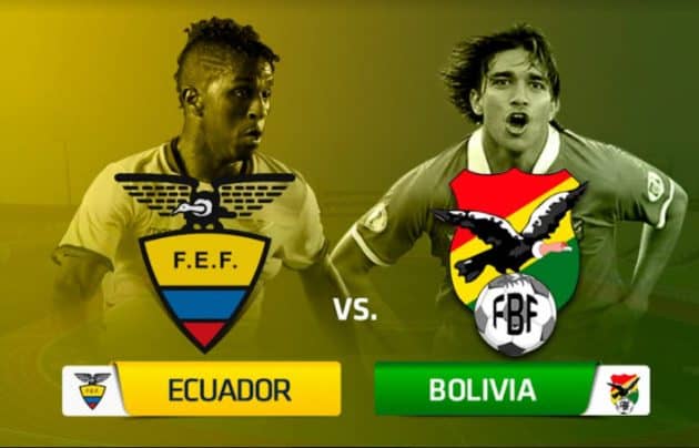 SOI KEO ECUADOR VS BOLIVIA 7H30 - 8/10