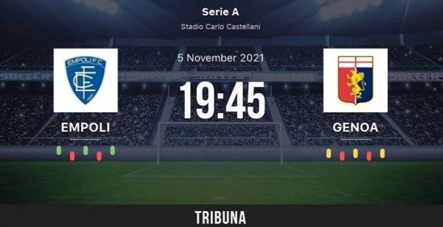 Soi kèo bóng đá Empoli vs Genoa, 2h45 6/11/2021 Soi keo Empoli vs Genoa, 2h45 6/11/2021