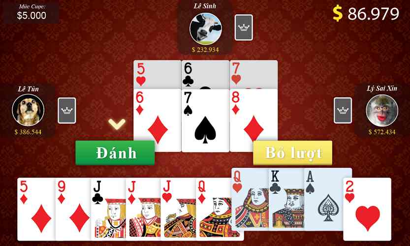 Tiến lên miền Nam và tiến lên miền Bắc có cách chơi khác nhau như thế nào?