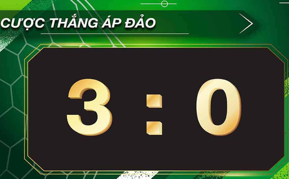 Cược thắng áp đảo là kèo cược đơn giản