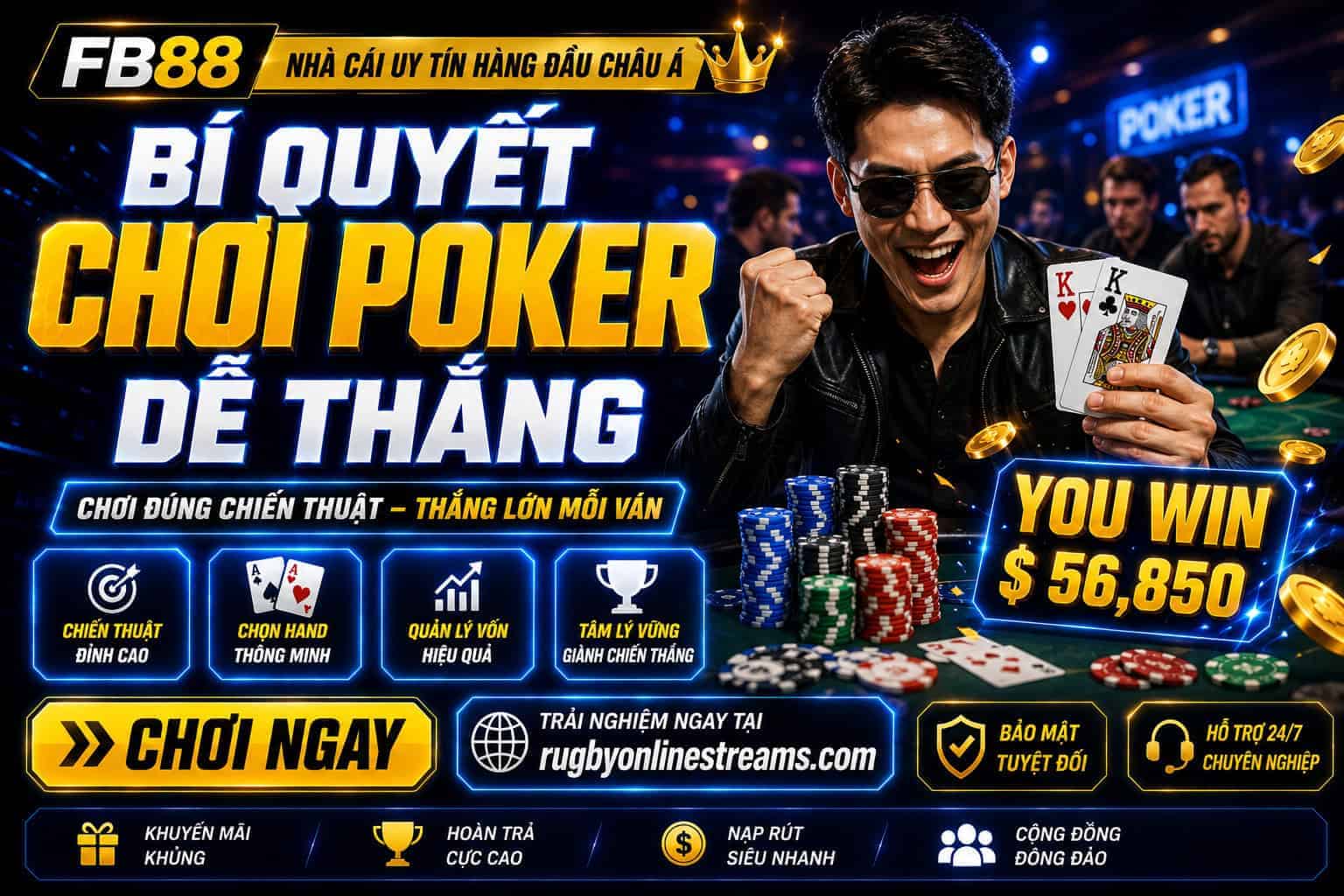 Chiến thuật chơi Poker giúp tăng tỷ lệ chiến thắng Chien thuat choi Poker giup tang ty le chien thang