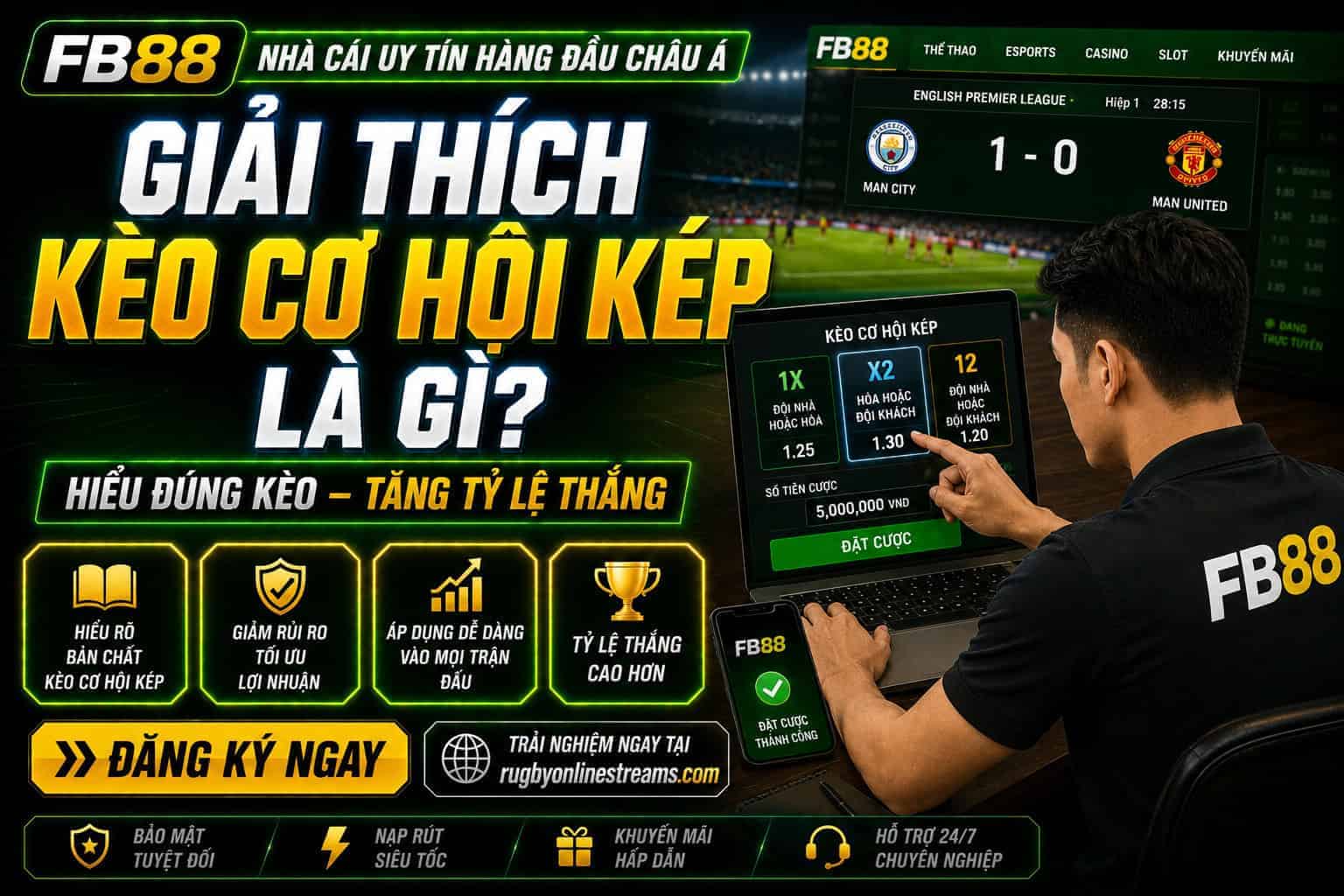 Kèo cơ hội kép là gì? Cách đọc tỷ lệ và lựa chọn cửa cược phù hợp nhất