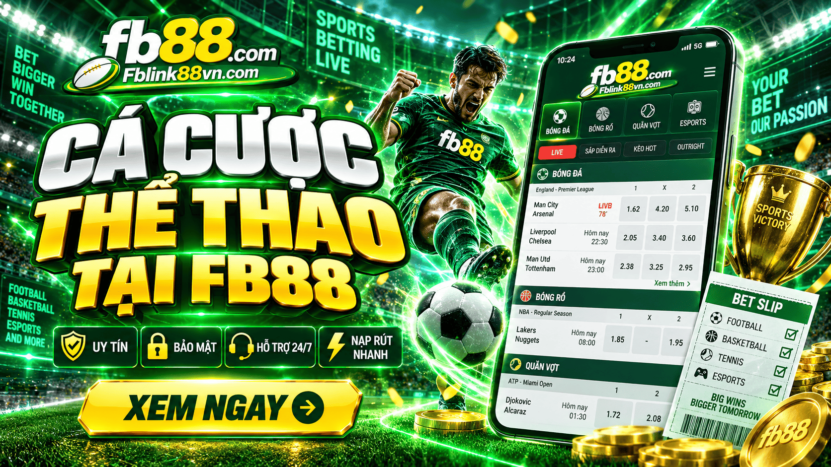 Thể Thao FB88 - Sân Chơi Chuyên Nghiệp, Hệ Thống Kèo Khủng Thể Thao FB88 - Sân Chơi Chuyên Nghiệp, Hệ Thống Kèo Khủng