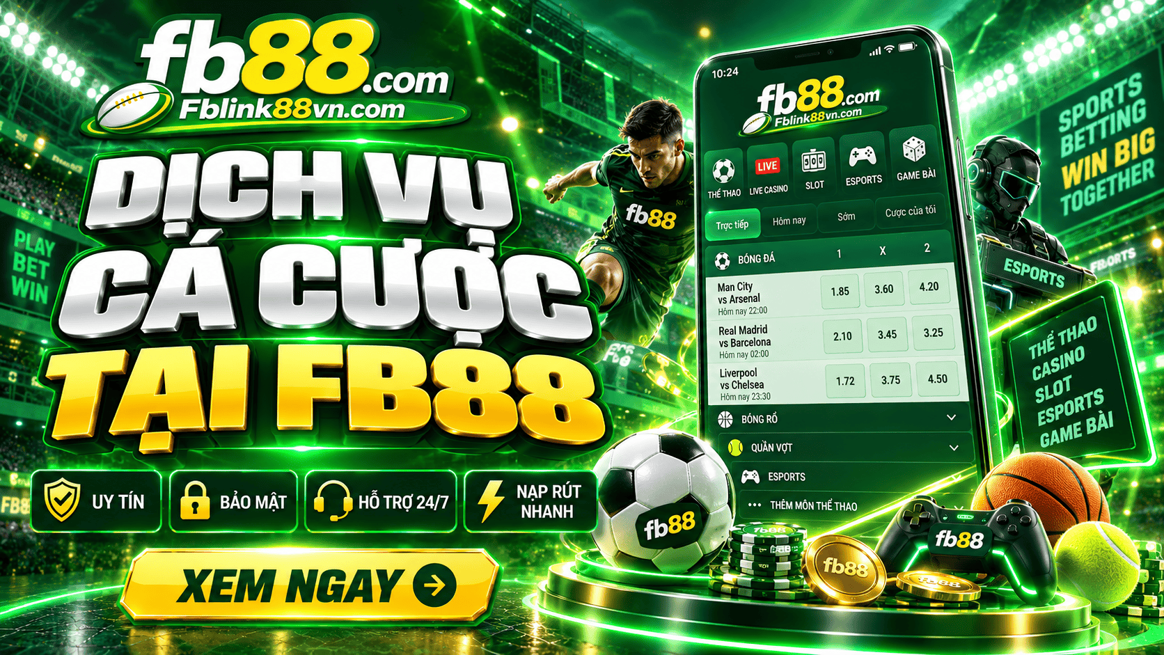Dịch vụ FB88 - Đa dạng lựa chọn, chất lượng đạt chuẩn Châu Á