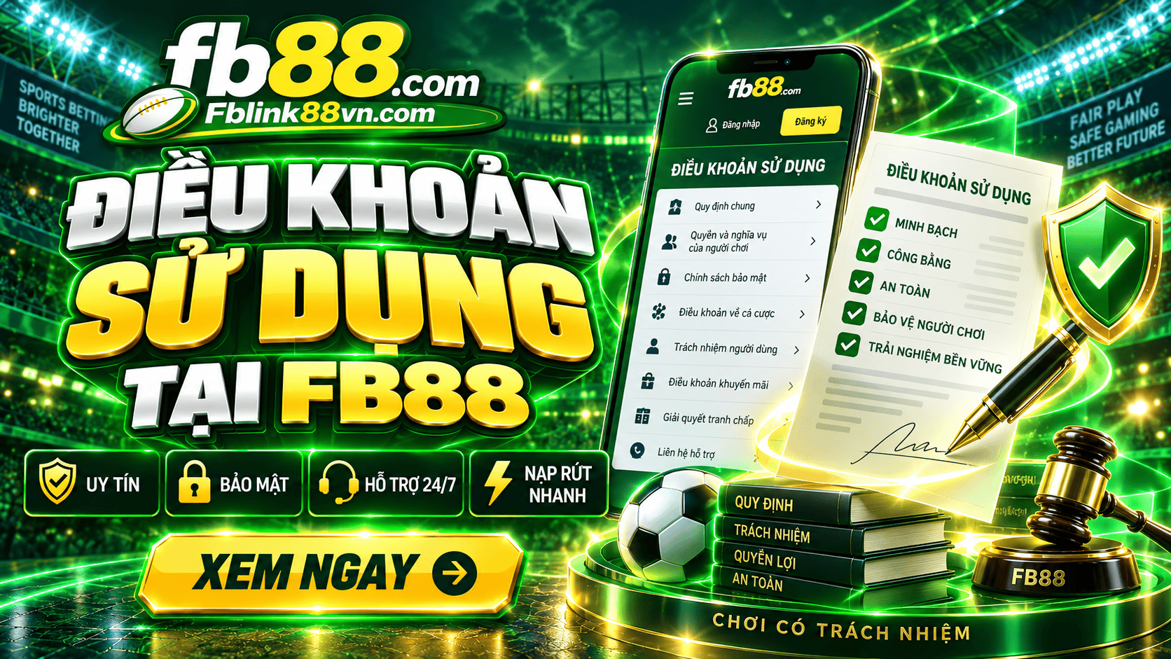 Điều khoản sử dụng tại FB88