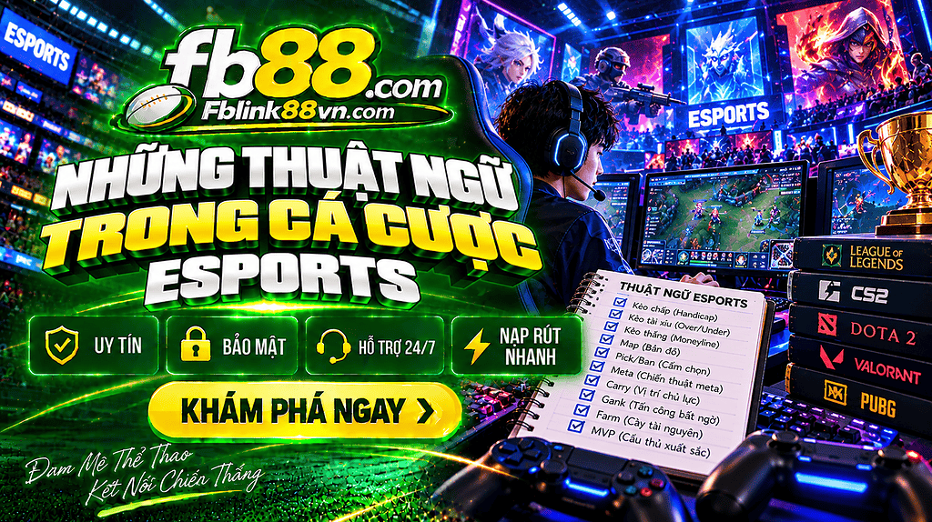 Những thuật ngữ thường gặp trong cá cược Esports người mới cần hiểu